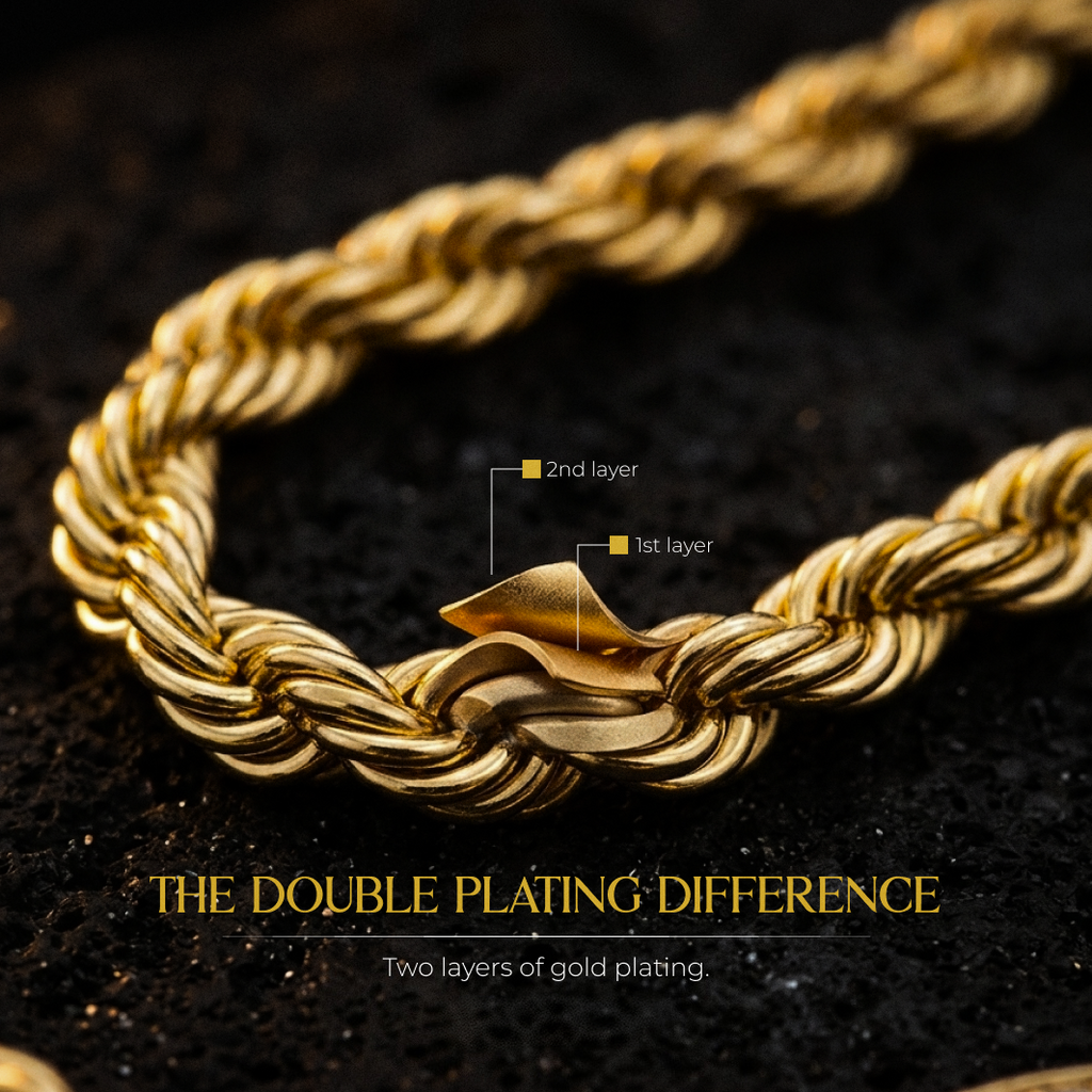 14K Gold Crucifix Chain