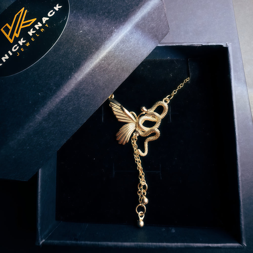 Collar Dualidad Mística | Oro 18K