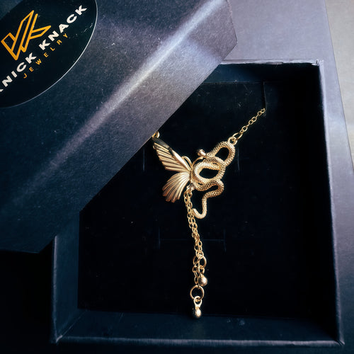 Collar Dualidad Mística | Oro 18K