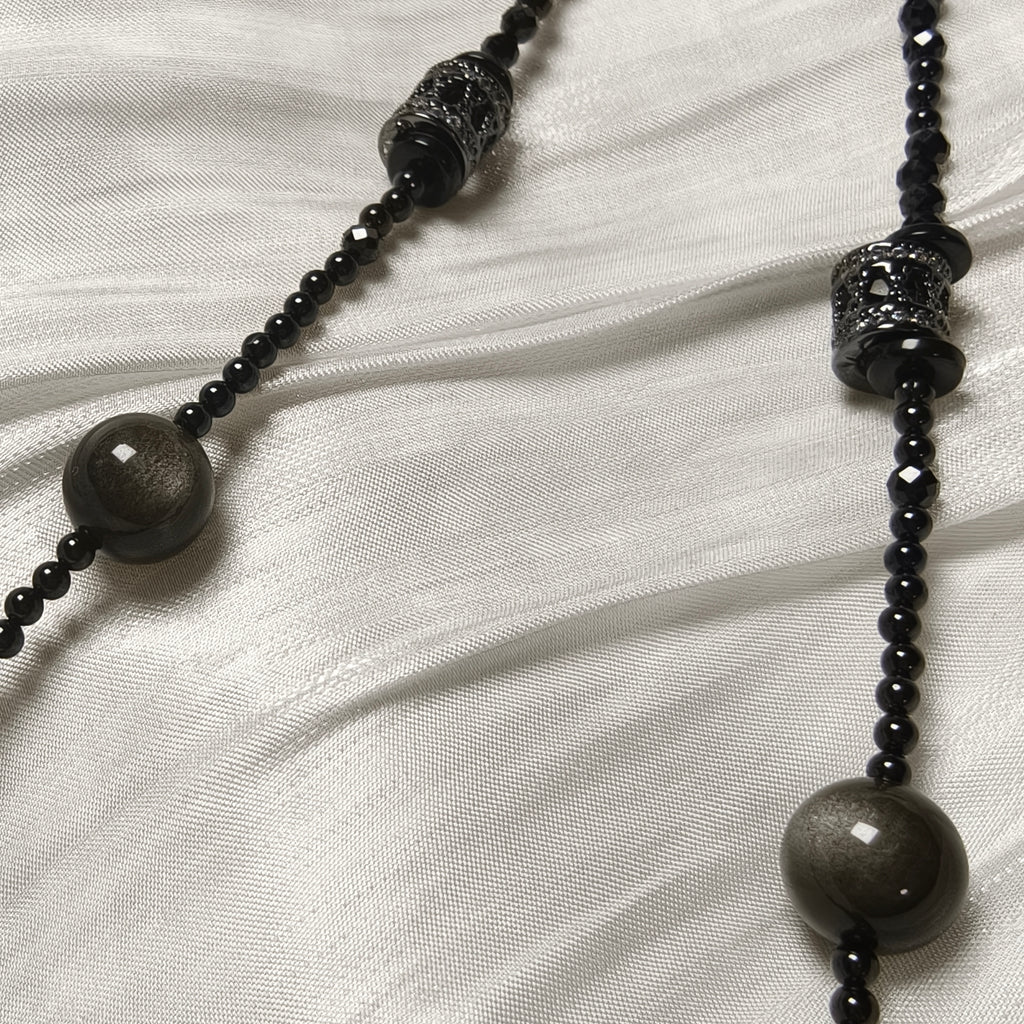 Pulsera Protección Suprema | Turmalina y Obsidiana