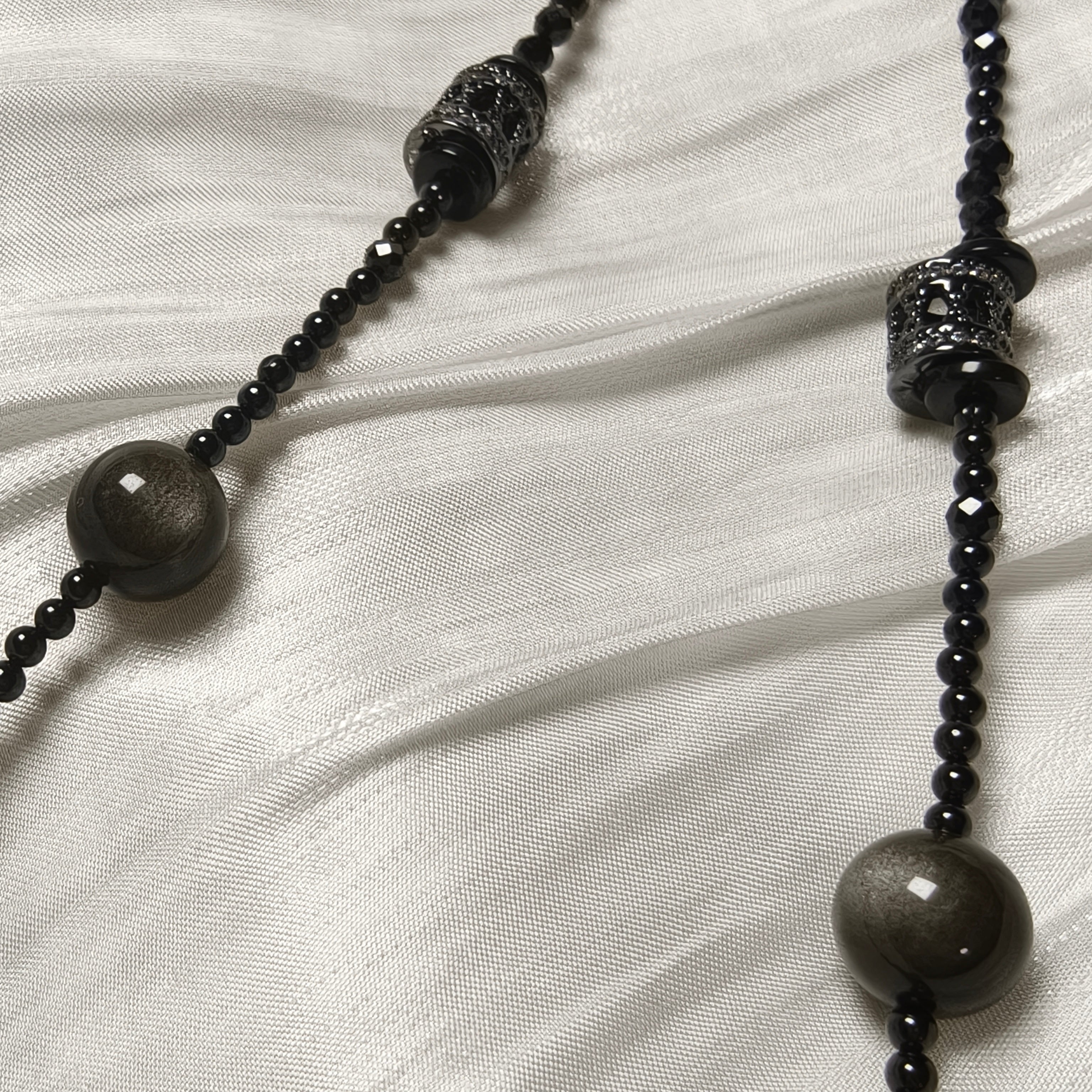 Pulsera Protección Suprema | Turmalina y Obsidiana