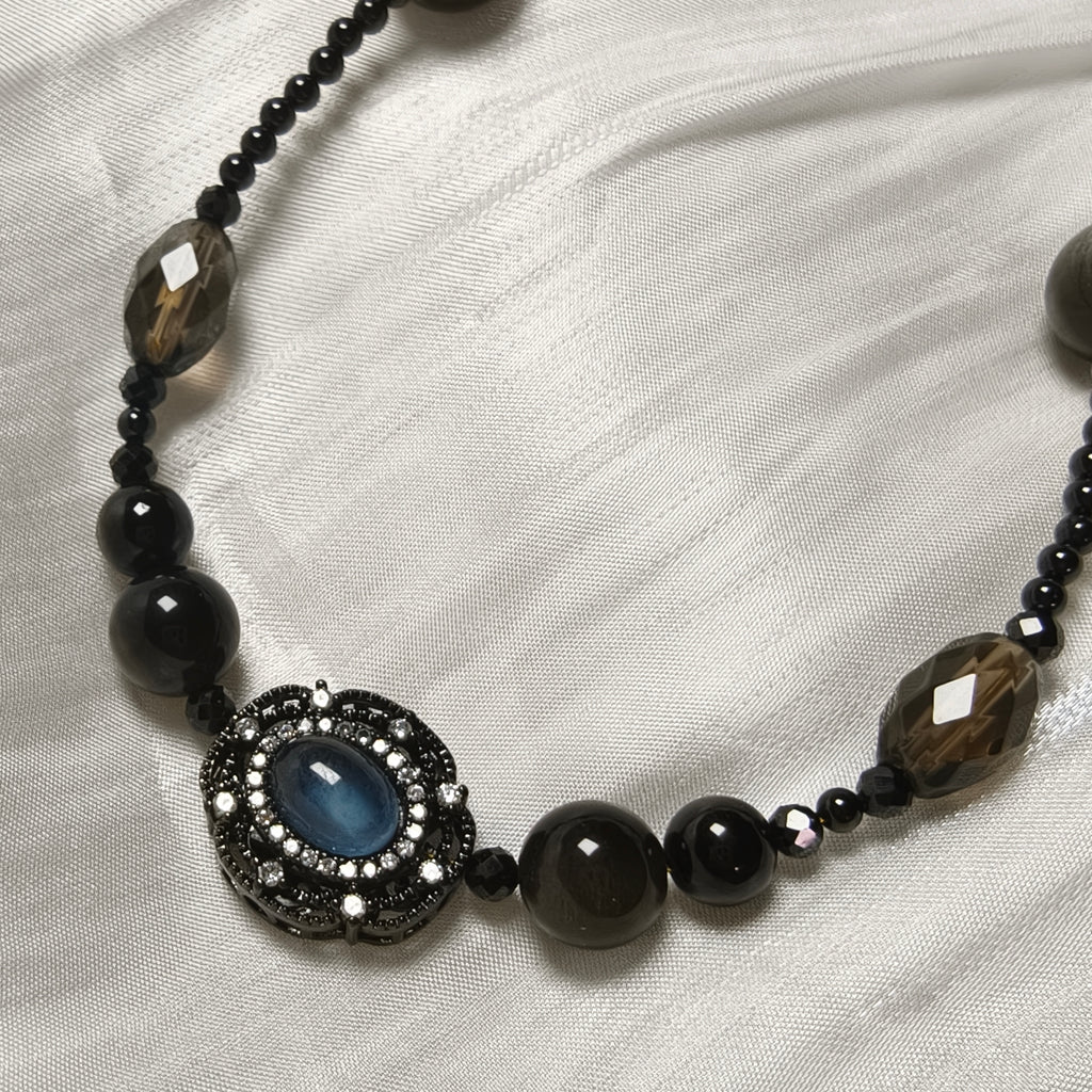 Pulsera Protección Suprema | Turmalina y Obsidiana