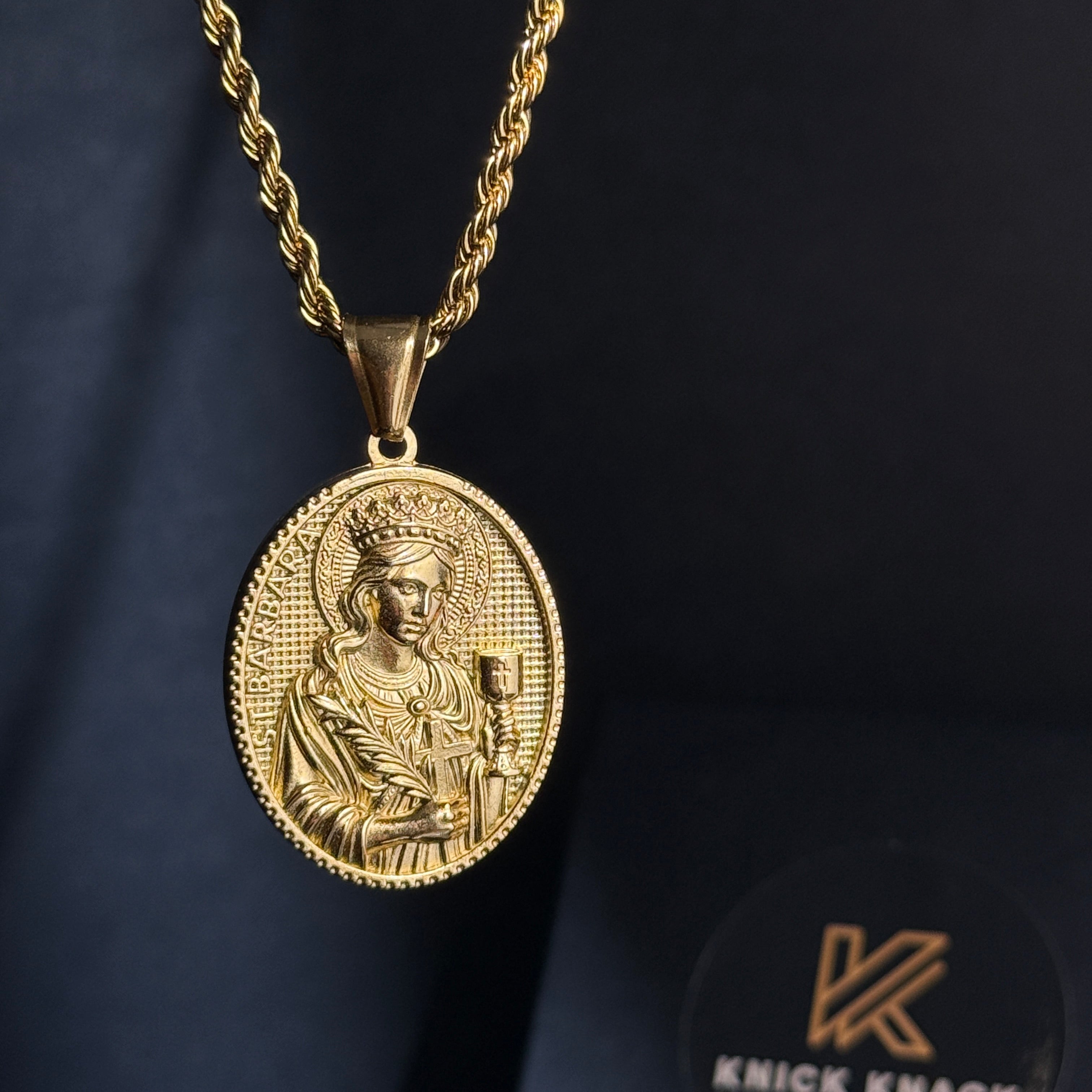 Medalla Santa Bárbara | Oro 18K