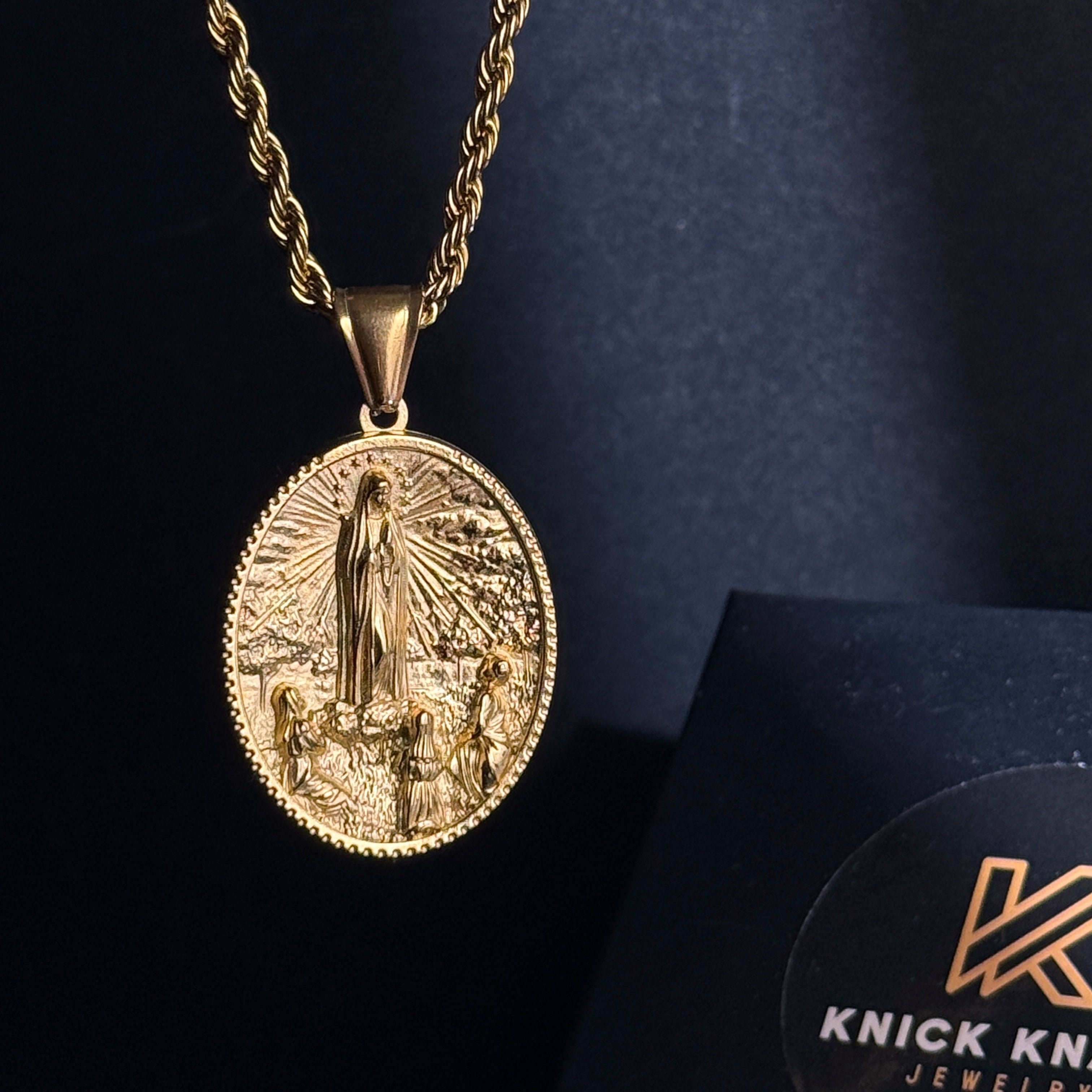 Medalla Virgen de Fátima | Oro 18K