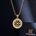 Medalla Brújula Vikinga | Oro 18K
