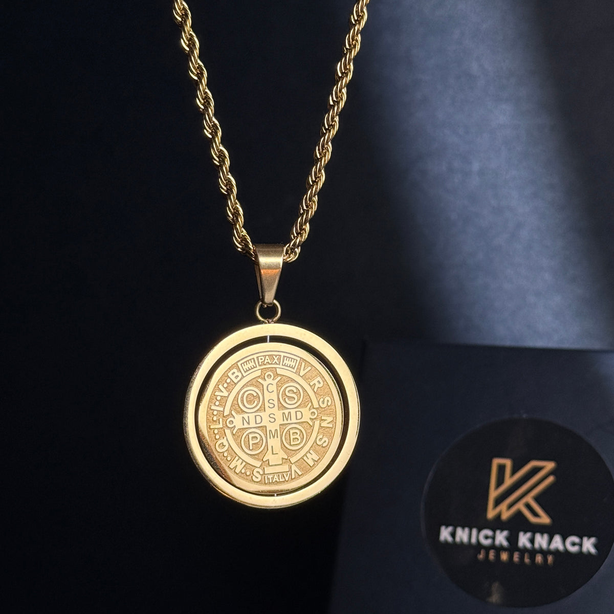 Saint Benedict Halloween Protection Bundle (Necklace + Ring)