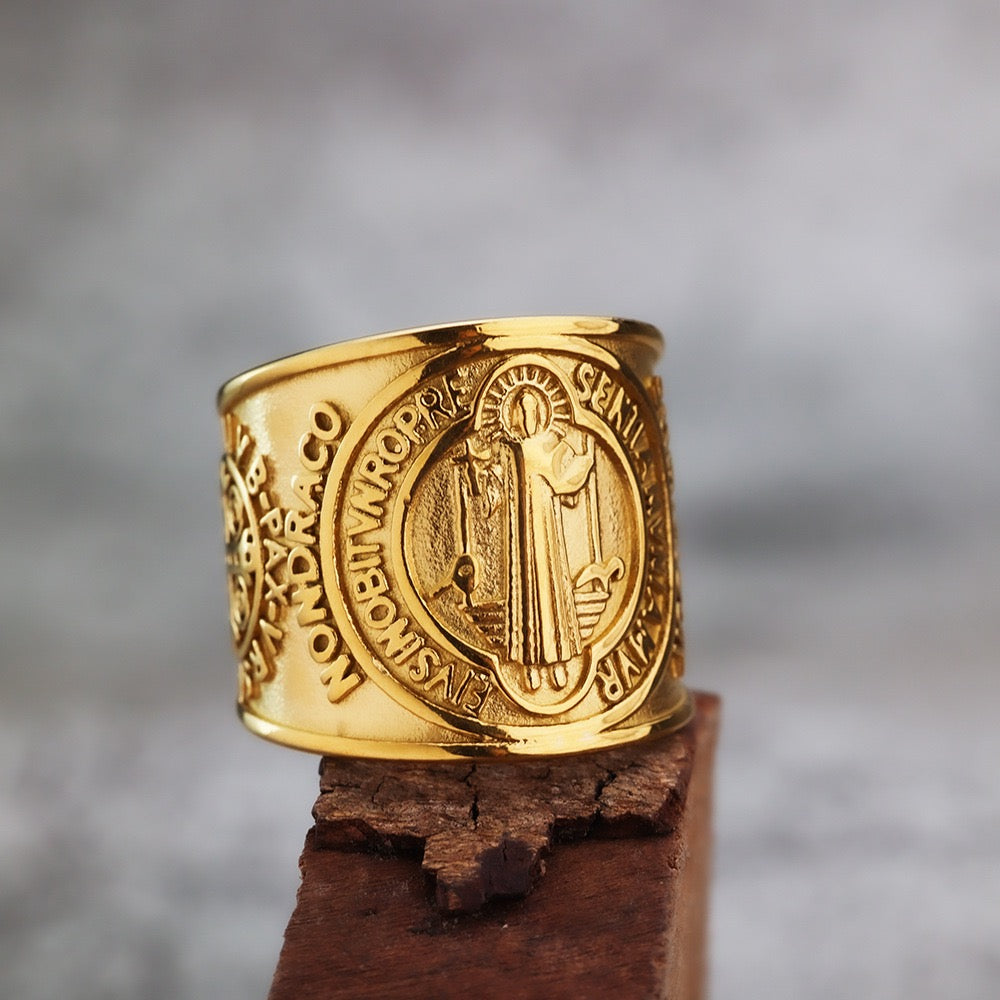 Saint Benedict Halloween Protection Bundle (Necklace + Ring)