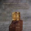 Saint Benedict Ring - Sacred Protection Jewelry