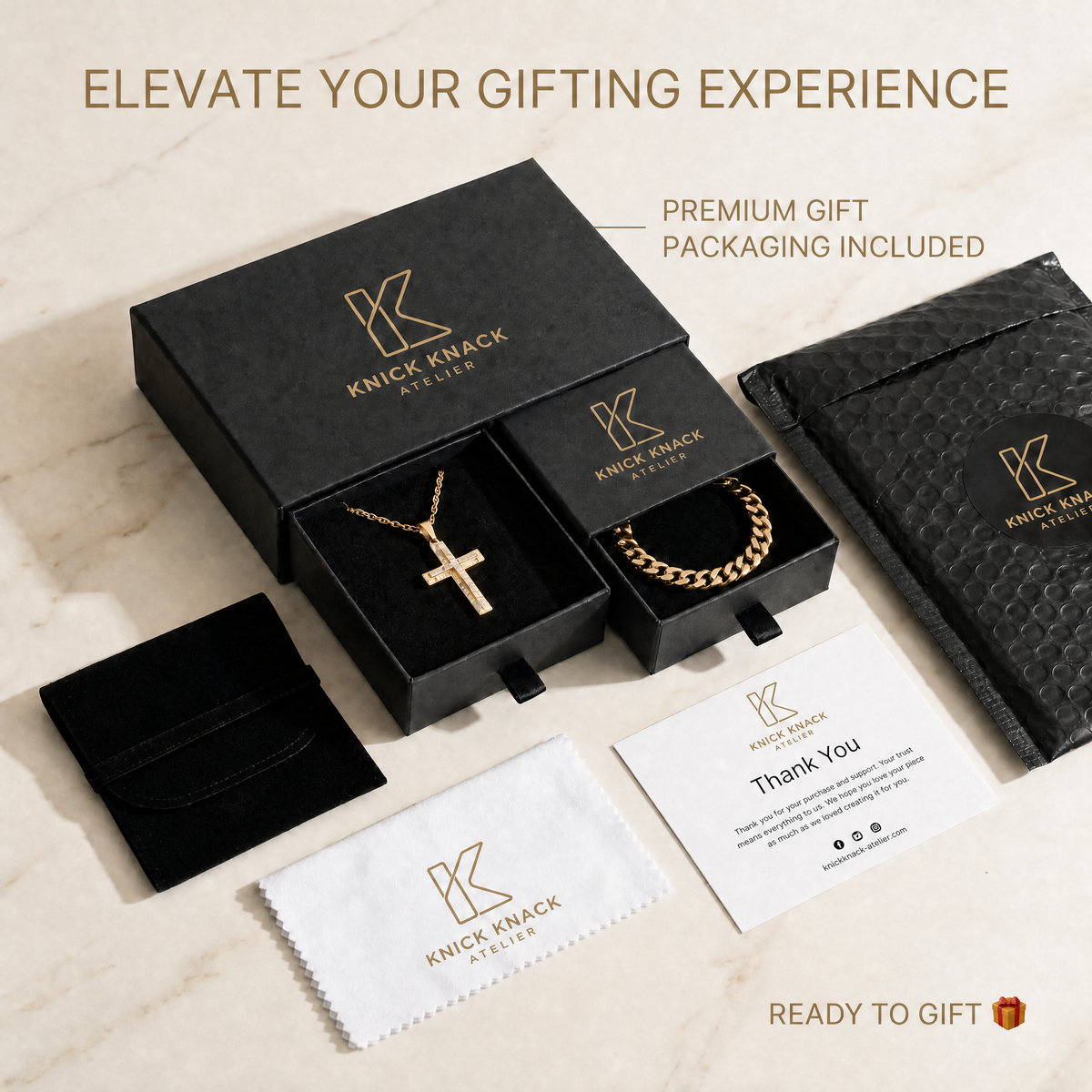 14K Gold Rope Chain（60cm+5mm）